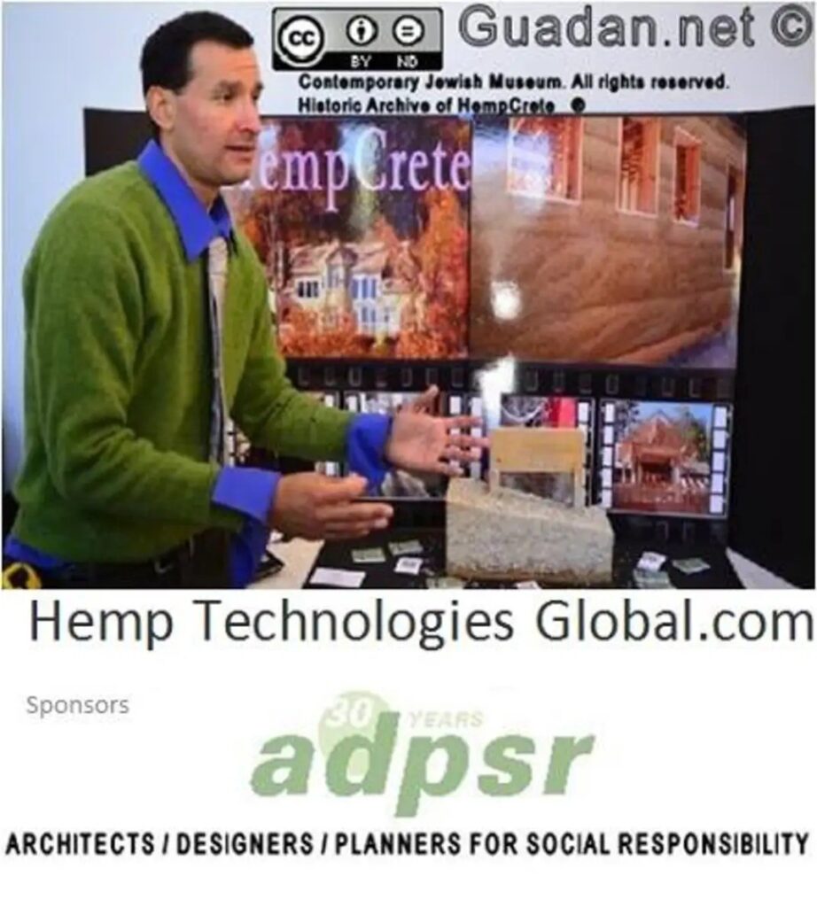 2014 / Albert Guadan Shows HempCrete at Architects Designers Planners For Social Responsibility